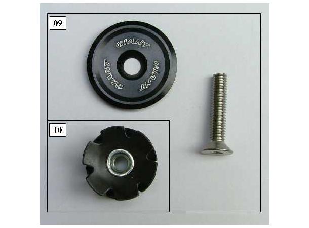 Giant Gaffelinnsats 1 1/8" m/Cap For 1 1/8" gafler